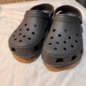 CROCS Classic Charcoal Clogs Size 12